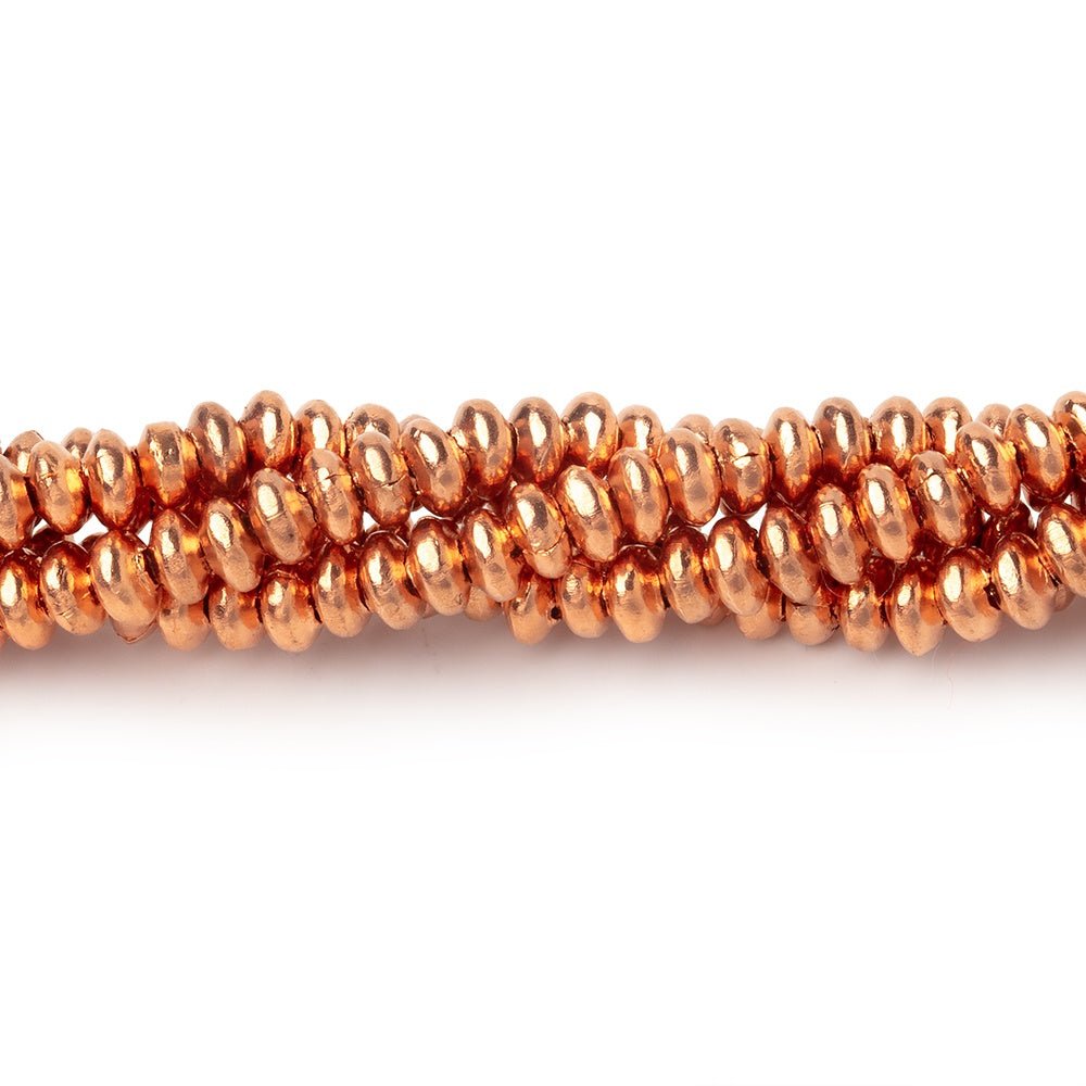 4mm Polished Disc Beads - AtlantaFindingsCompany