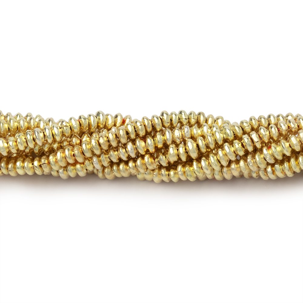 2.5mm Polished Disc Beads - AtlantaFindingsCompany