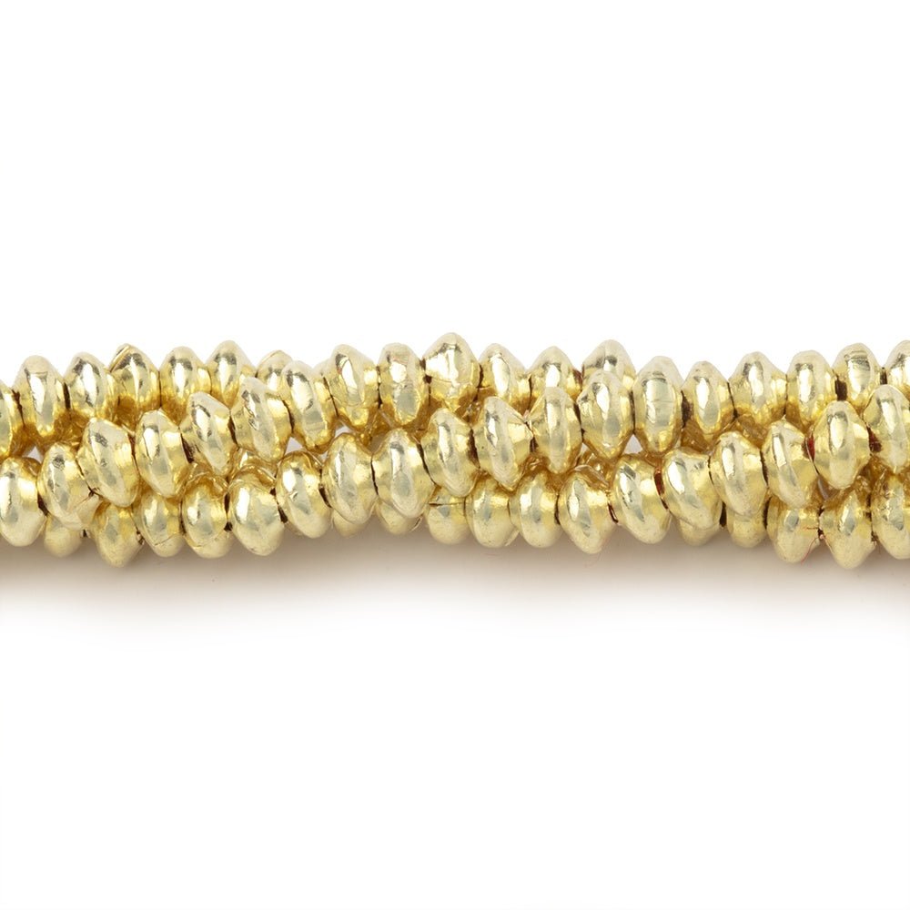 4mm Polished Disc Beads - AtlantaFindingsCompany