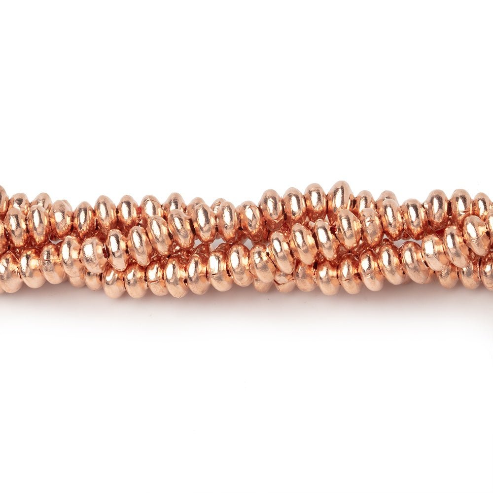 4mm Polished Disc Beads - AtlantaFindingsCompany