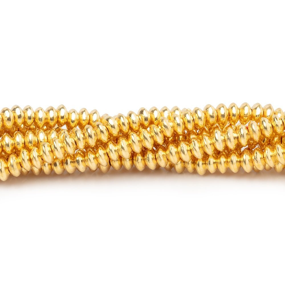 3mm Polished Disc Beads - AtlantaFindingsCompany