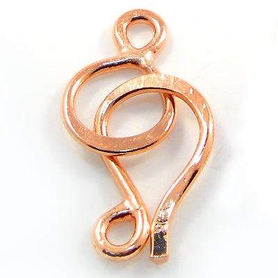 42x26mm Solid Copper Hook and Eye Clasp for Jewelry Making - AtlantaFindingsCompany