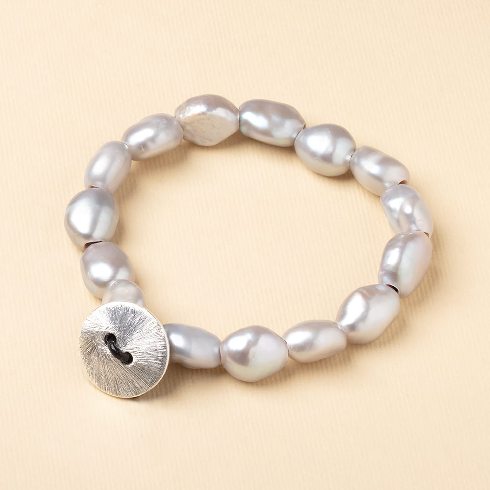 16mm Round Buttons with a Brushed Finish - Set of 10 - Atlanta Findings