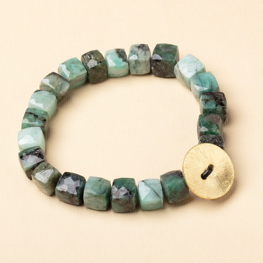 20mm Round Buttons with a Brushed Finish - Set of 6 - Atlanta Findings