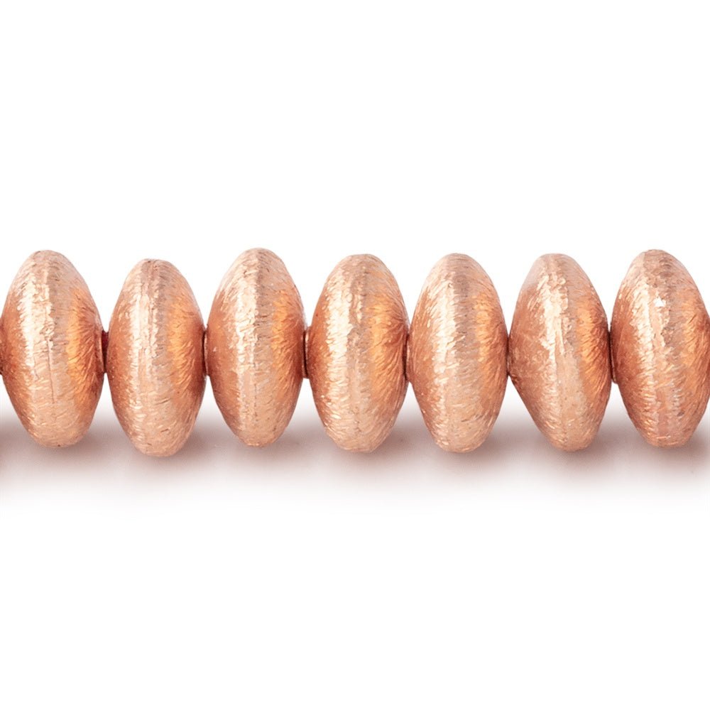 8mm Brushed Disc Beads - AtlantaFindingsCompany