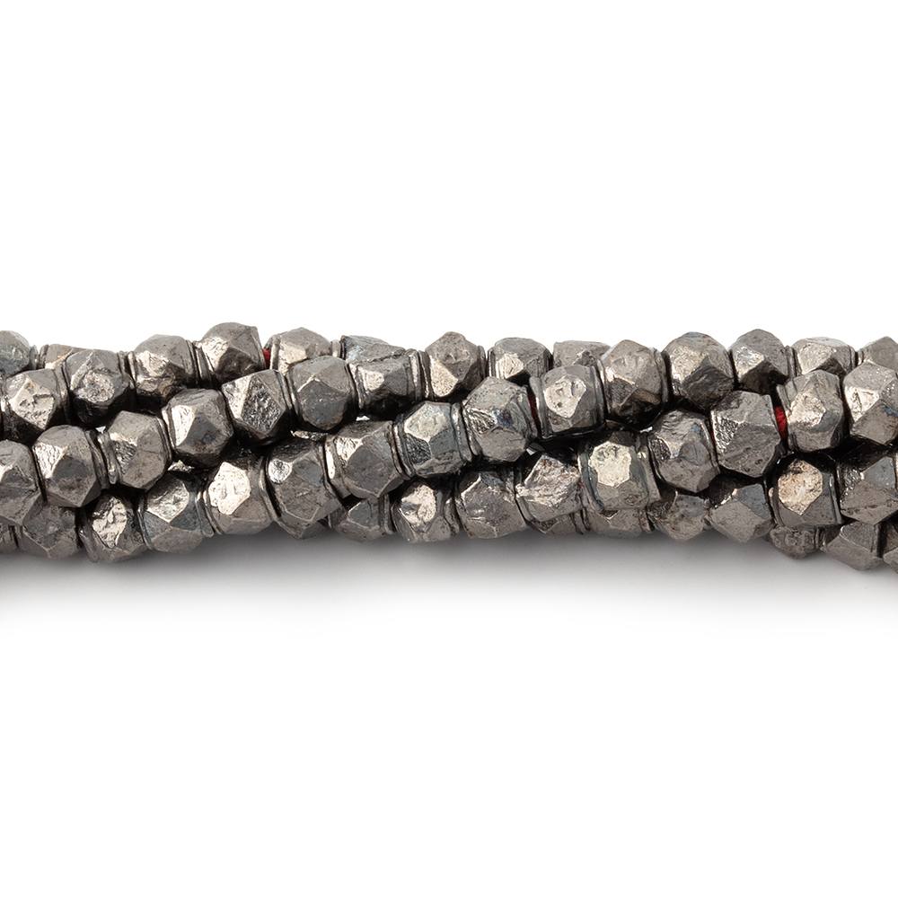 3.5mm Faceted Nugget Beads - 8" Strand (Approx. 57 Pieces) - AtlantaFindingsCompany