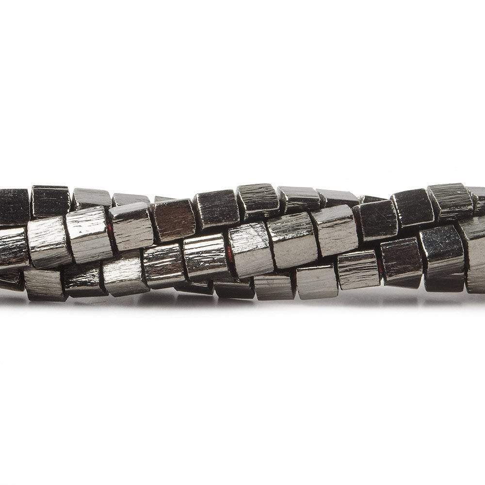 4mm Brushed Cube Beads - Precision Plated Copper Strands - AtlantaFindingsCompany