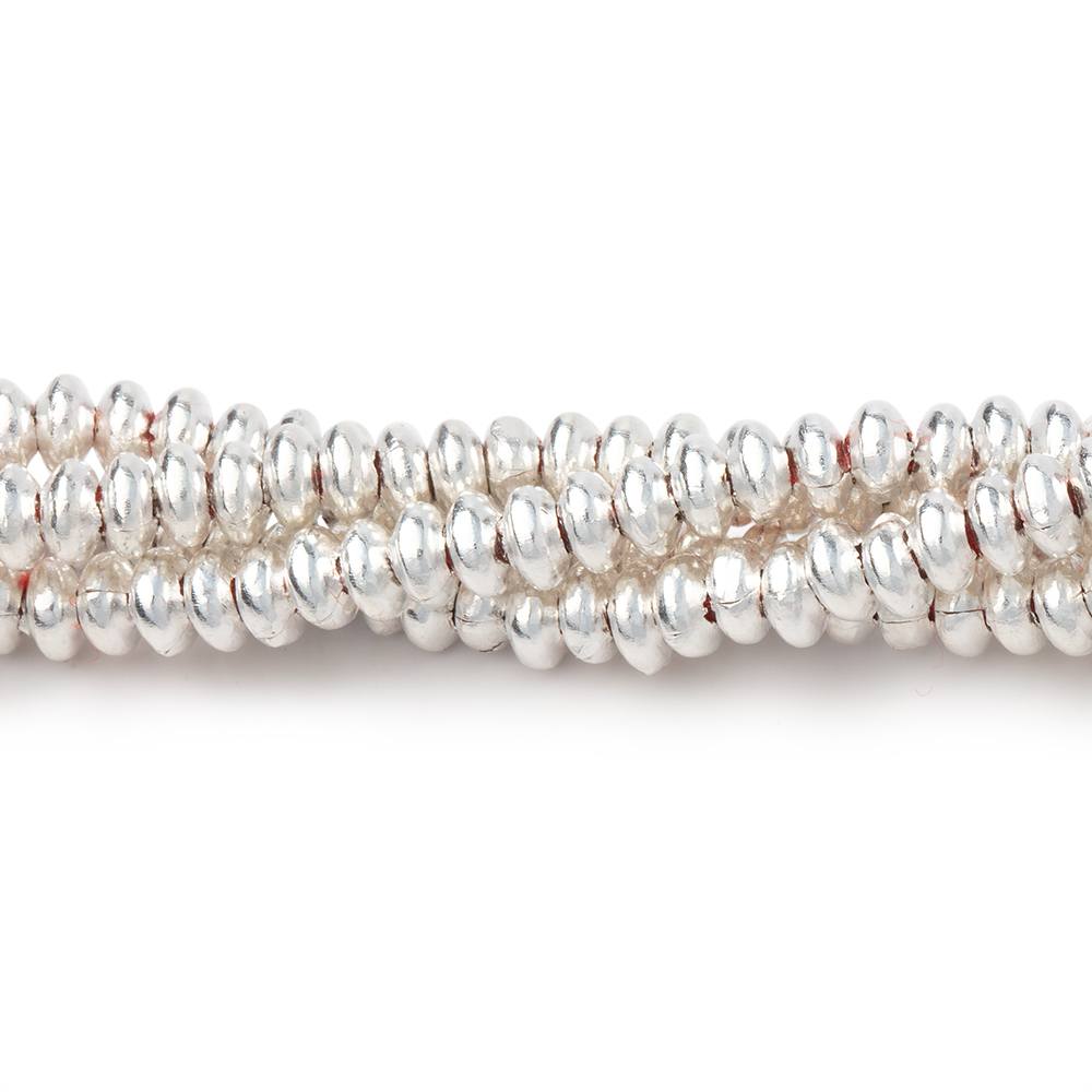 4mm Polished Disc Beads - AtlantaFindingsCompany