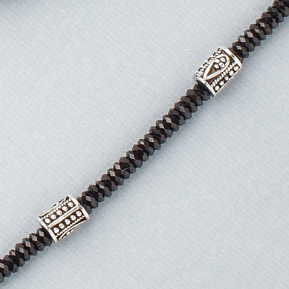 6x4mm Teardrop Design Tube Beads - 8" Strand, 33 Pieces - AtlantaFindingsCompany