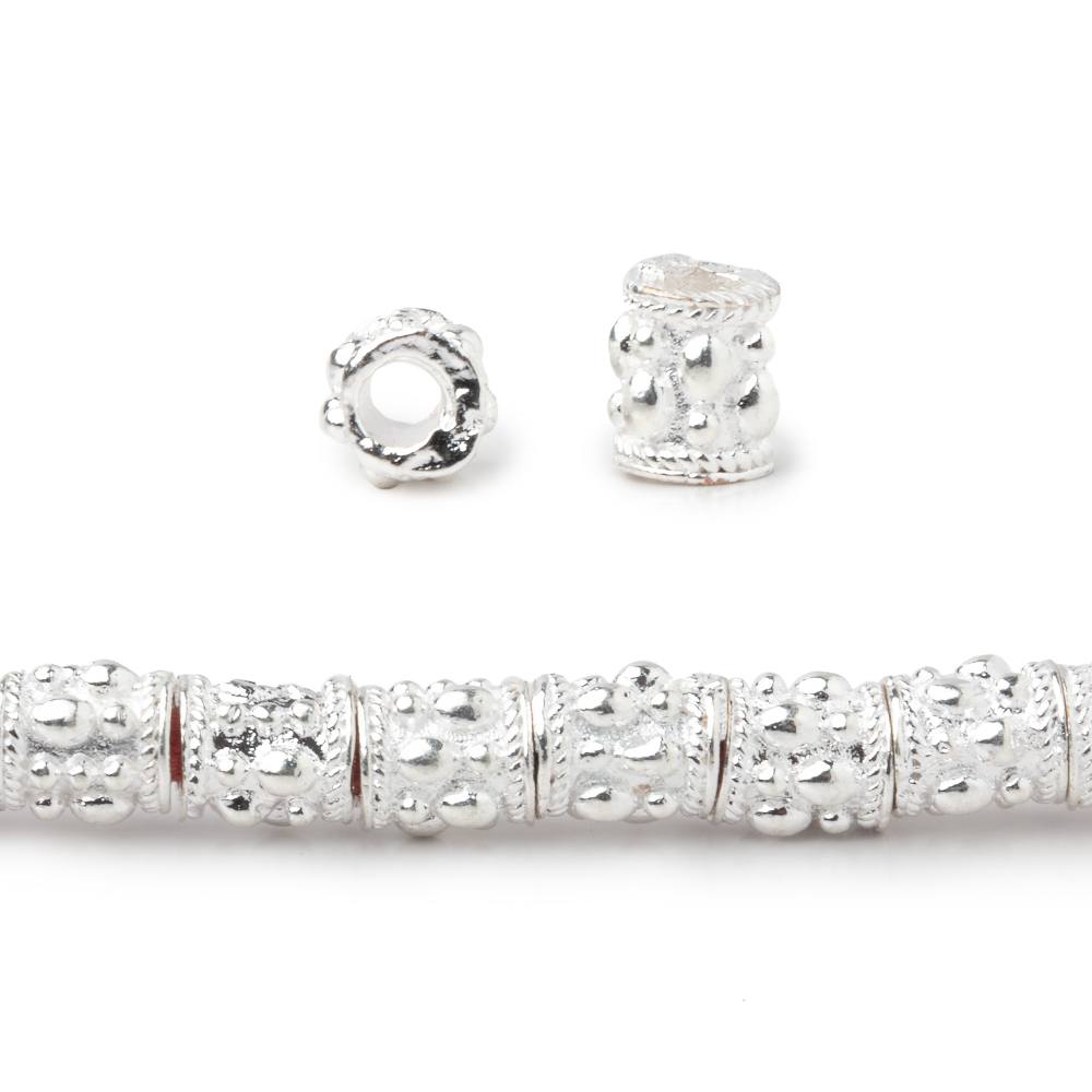 6x5mm Rain Drop Design Tube Beads - 8 Inch Strand (Approx. 33 pcs) - AtlantaFindingsCompany