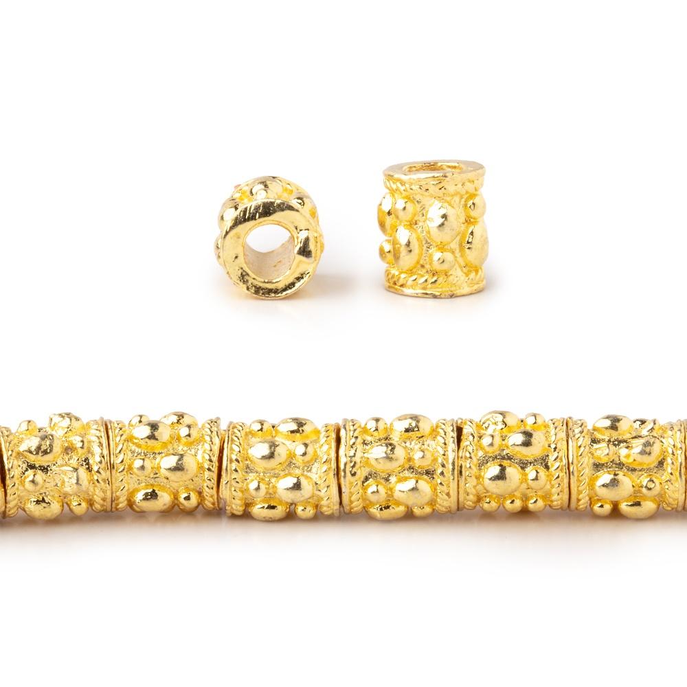 6x5mm Rain Drop Design Tube Beads - 8 Inch Strand (Approx. 33 pcs) - AtlantaFindingsCompany