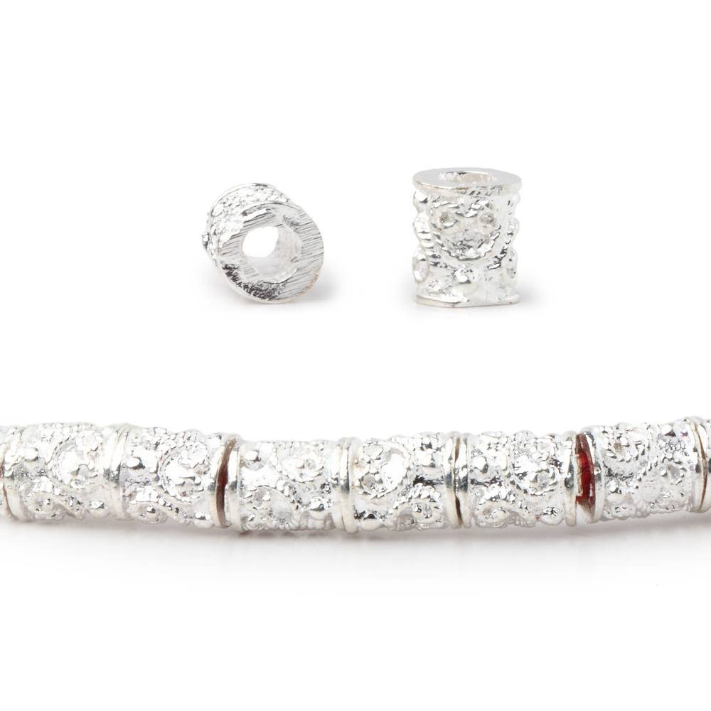 6x5mm Twisted Pretzel Tube Beads - 8" Strand (Approx. 32 Pieces) - AtlantaFindingsCompany